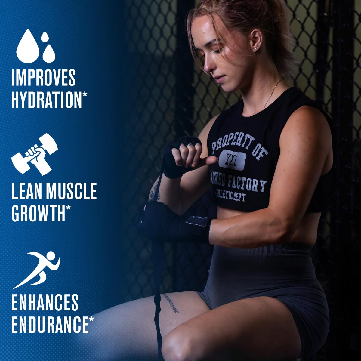 Jacked Factory Creatine + Glutamine - Creatine Supplement with L-Glutamine for Muscle Recovery, Muscle Growth, Increased Strength, Enhanced Energy Output, and Gut Health - 30 Servings, Unflavored