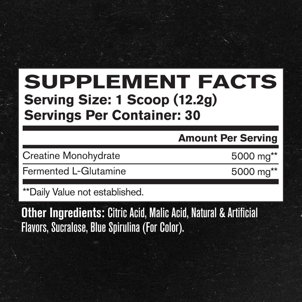 Jacked Factory Creatine + Glutamine - Creatine Supplement with L-Glutamine for Muscle Recovery, Muscle Growth, Increased Strength, Enhanced Energy Output, and Gut Health - 30 Servings, Unflavored