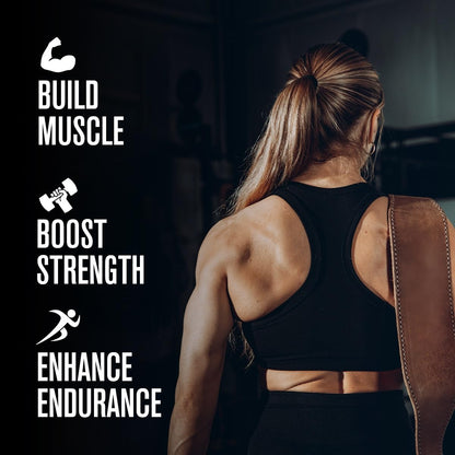 Jacked Factory Creatine + Glutamine - Creatine Supplement with L-Glutamine for Muscle Recovery, Muscle Growth, Increased Strength, Enhanced Energy Output, and Gut Health - 30 Servings, Unflavored