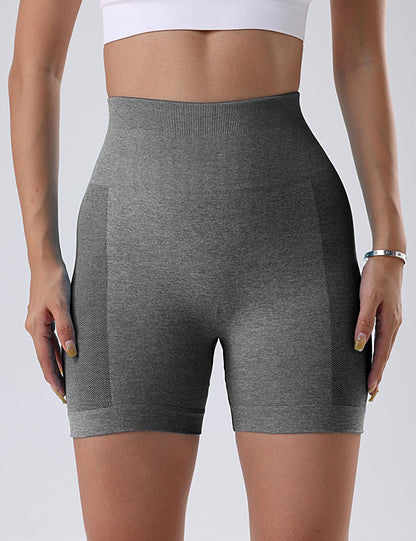 OVESPORT 3 Piece Workout Shorts for Women Seamless Scrunch Butt Lifting High Waisted Yoga Gym Booty Running Short Pants