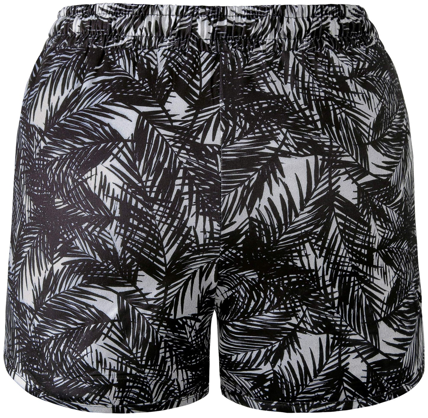 BLEVONH Women Yoga Running Shorts 2 in 1 Workout Athletic Shorts with Pockets Black Grey XL